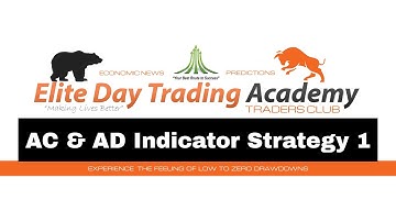 AC & AD Indicator Strategy 1 - Oscillator Analysis - [Elite Day Trading Academy]