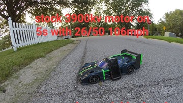 ARRMA VENDETTA 5S 106MPH STOCK MOTOR#arrmarc #speedrun #castlecreations