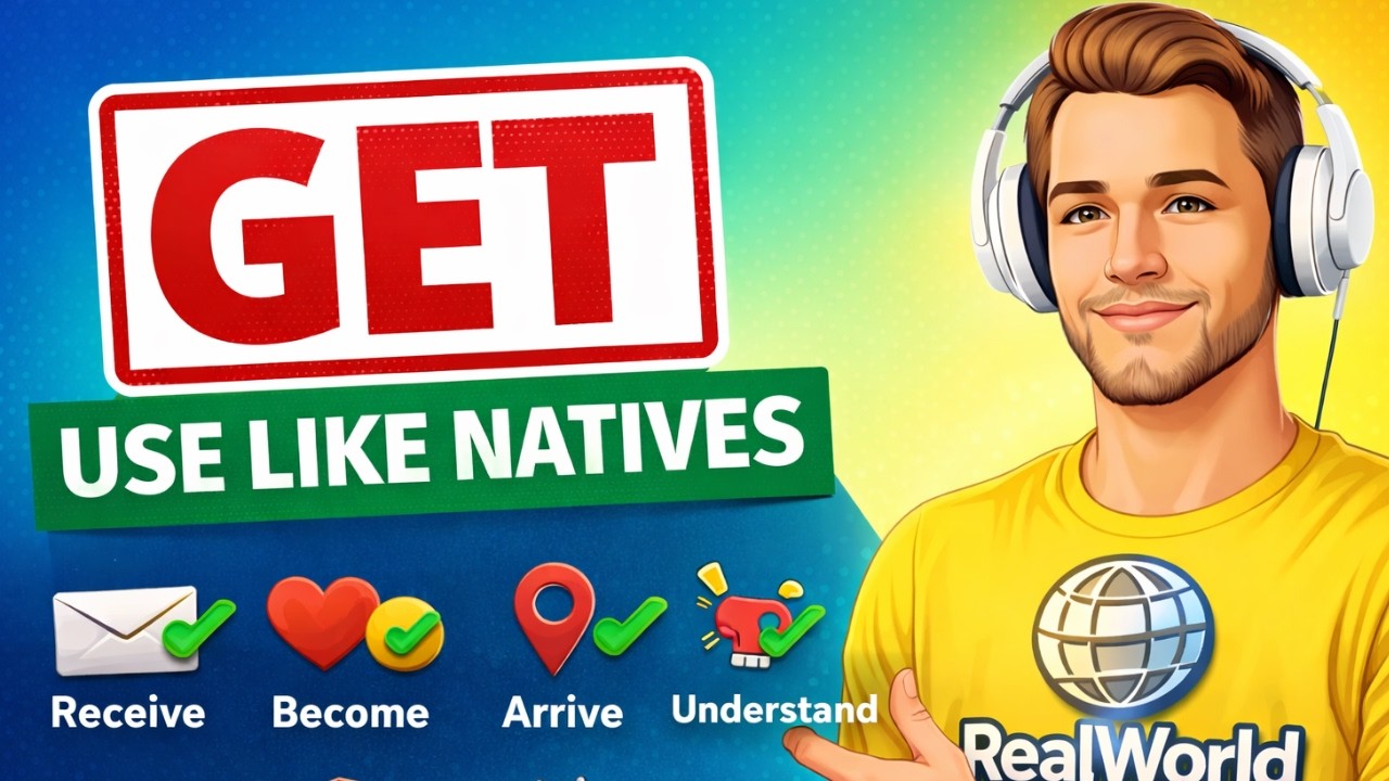 GET Has 5 Meanings (And You Use Them Daily) | Learn English Quick with Podcast Conversations