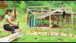 Build Wooden House - Building Frame House, BUILD LOG CABIN - Environment | New Peaceful Life
