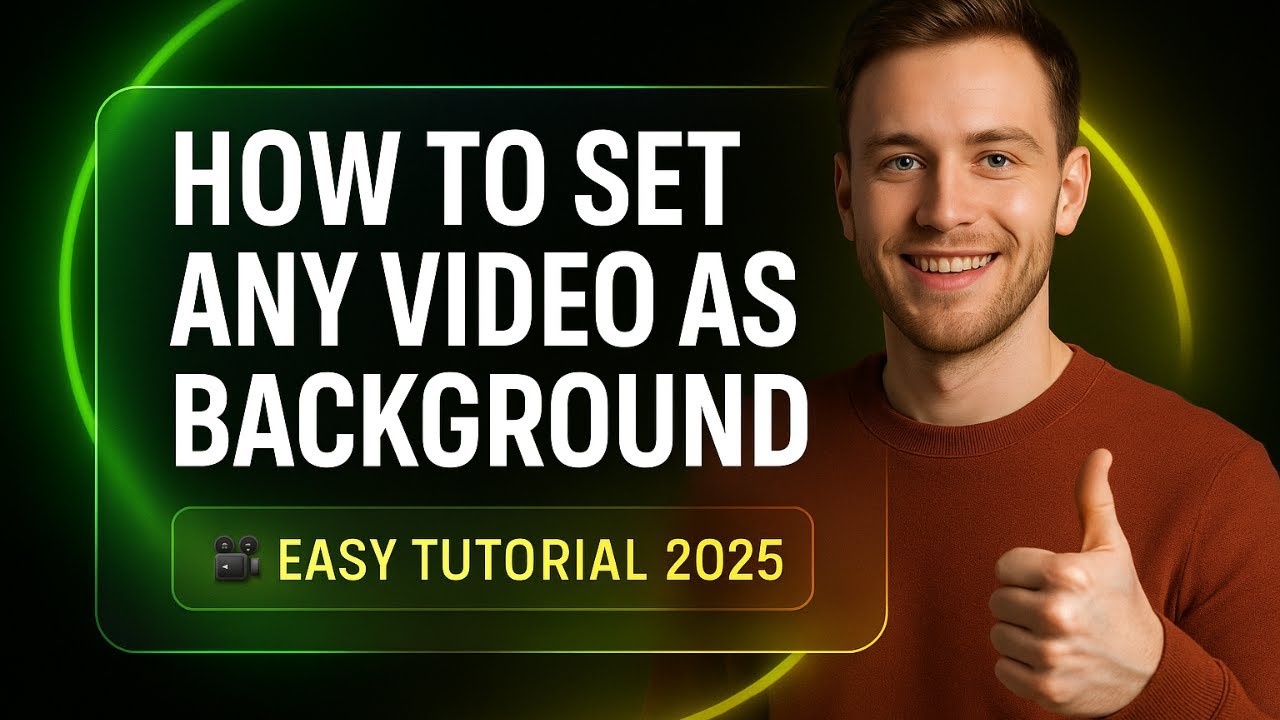 Video Tutorials Background How to Set Any Video as Background 🎬 | Easy Tutorial 2025 - YouTube