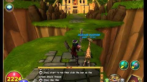 how to walk through walls on Wizard101