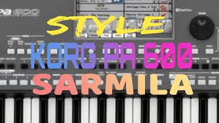 STYLE, SARMILA, KORG PA 600, TRIAZ 19