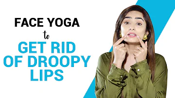 Face Yoga To Get Rid Of Droopy Lips | 4 Exercises To Naturally Lift Lip Corner |  Fit Tak