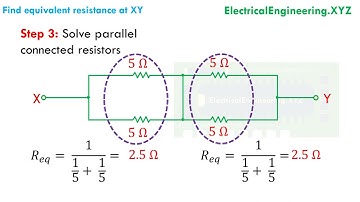 Series Parallel Circuit 35 - Z Shaped Letter Equivalent Resistance Problem with Solution