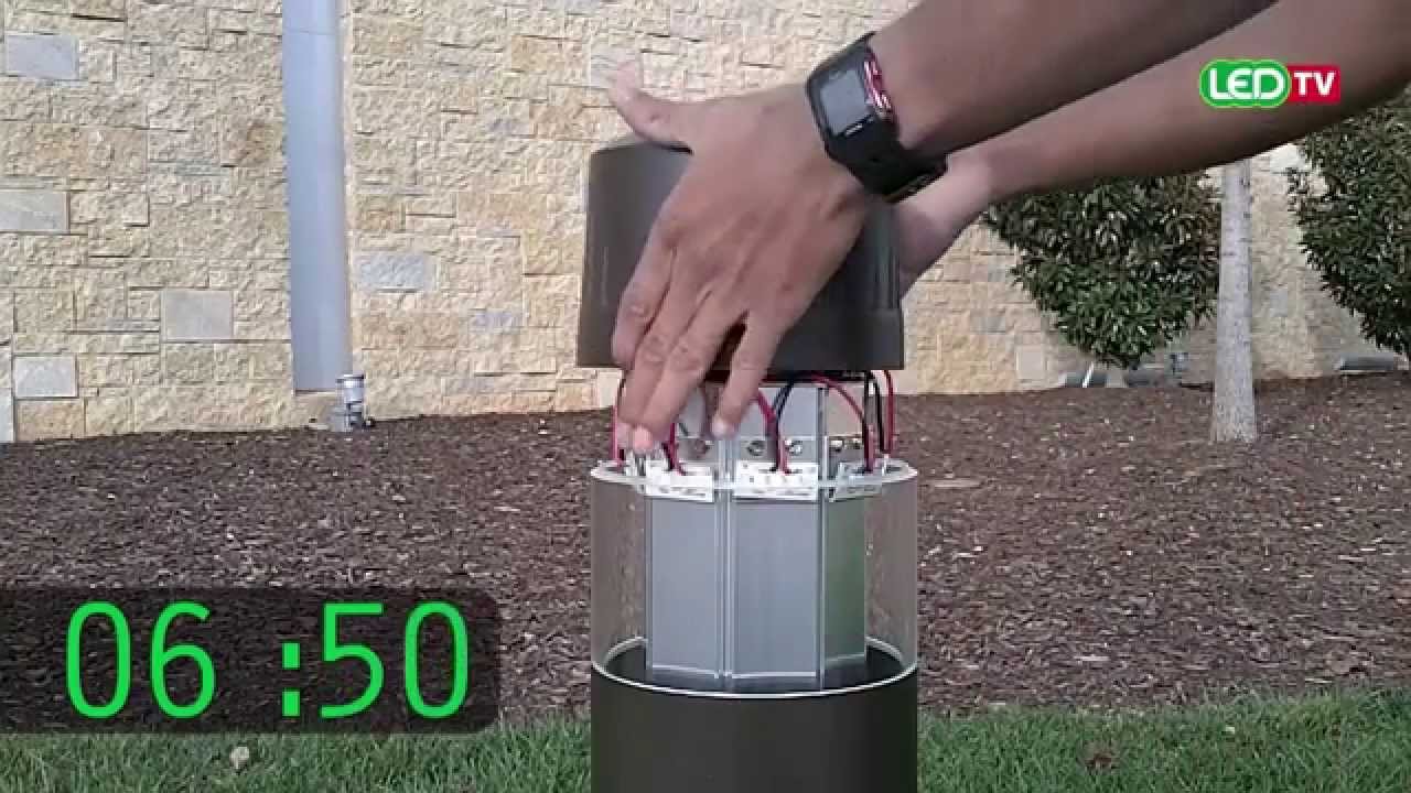 spaulding lighting led bollard retrofit kit youtube spaulding lighting cimarron led