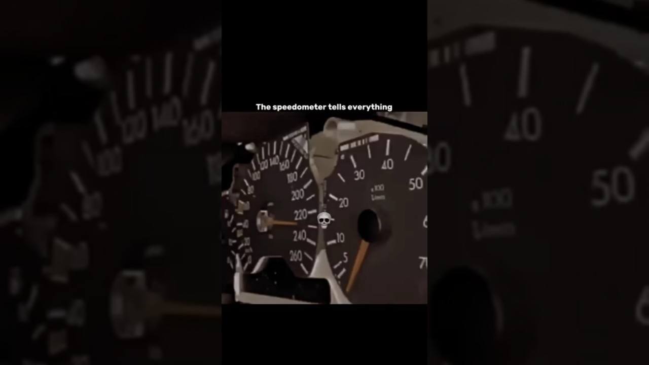 speedometer tells everything ☠️ worst car crash💀⚰️ dangerous speed 
