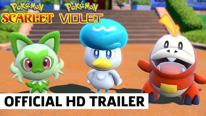 Trailer de Pokémon Scarlet e Violet apresenta novos movimentos e itens