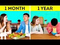 1 MONTH VS 1 YEAR || Funny Things About Relationship That Will Make You Laugh!