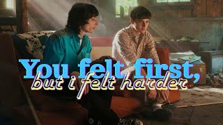 Mike and Will - You felt first, but I felt harder