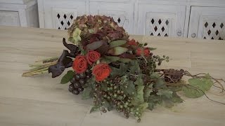 How to make an Autumn Flowers Wedding Bouquet