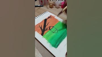 Mini painting tutorial 🖌️ #art #painting