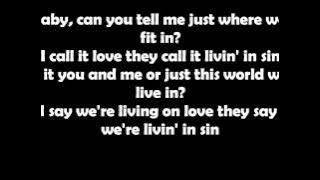 Download lagu Bon Jovi - Living in Sin Lyric Video