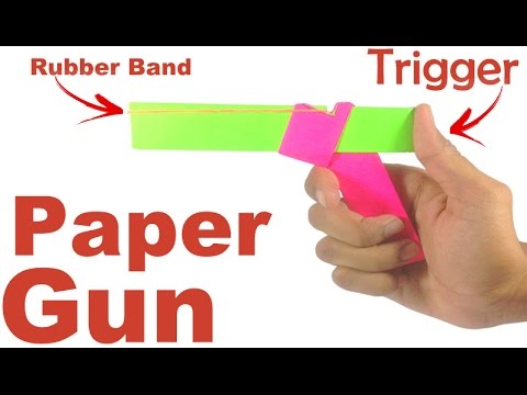 How to Make Paper Gun That Shoots | origami |