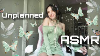 Unplanned ASMR w/ Randomness FAST Aggressive Triggers ( Mouth Sounds, Finger Flutters/Snapping +)