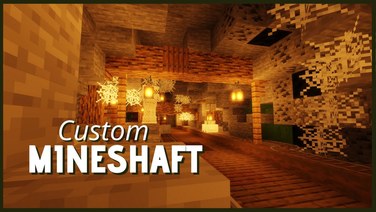 How To Build Your Own Custom Mineshaft In Your Minecraft World Ep 60 Youtube