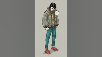 Digital sketching with procreate | timelapse | illustration. #shorts