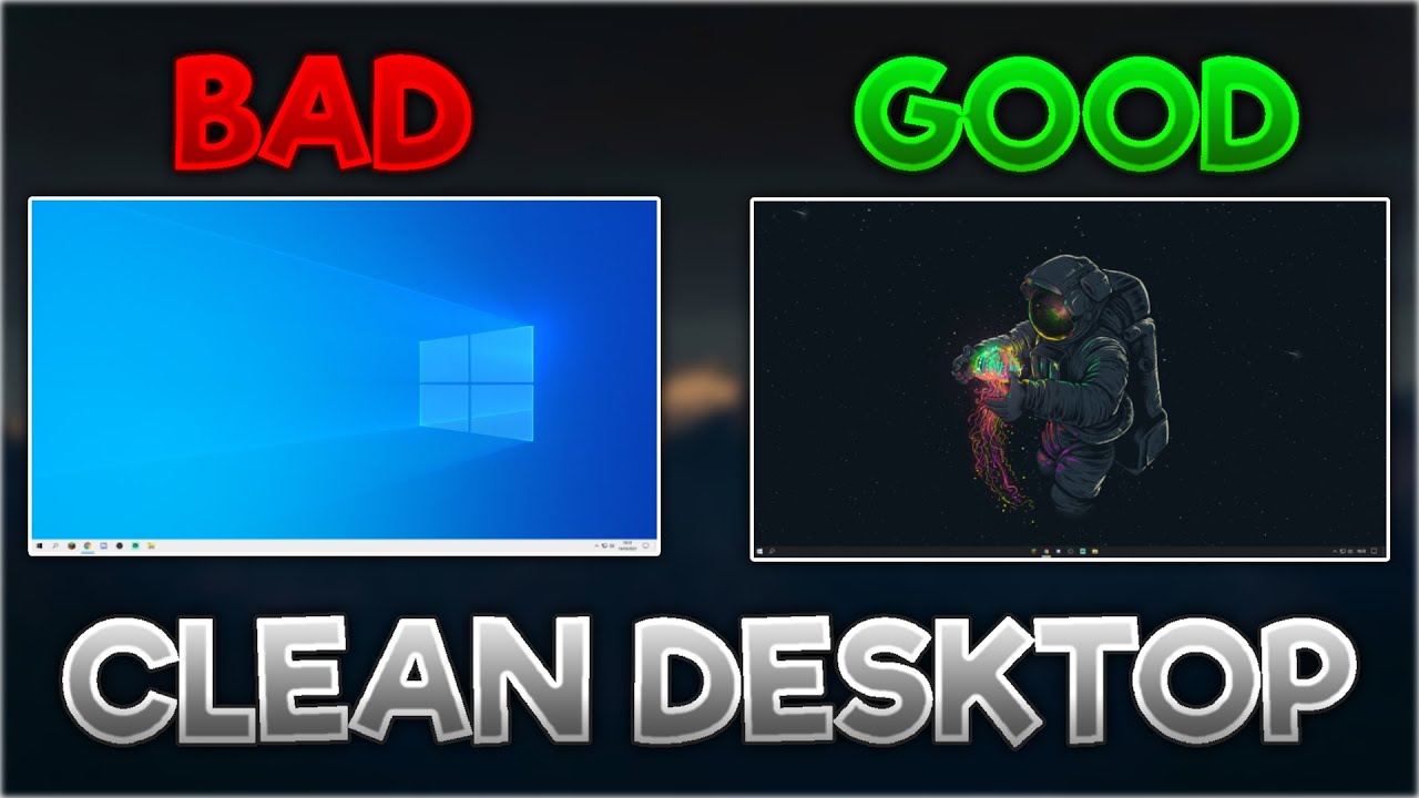 How to get a CLEAN Windows Desktop! (FREE) YouTube