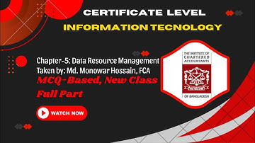 #CL_Information_Technology | Book Reference: Chpter-5 (Full Part) | Data Resource Management