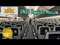 Hanoi to Moscow Sheremet | Vietnam Airlines VN63 | A350-900