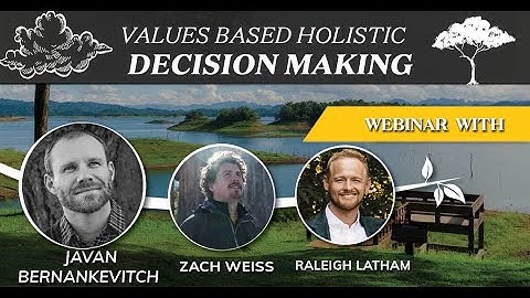 Values Based Decision Making with Javan Bernakevitch - Webinar