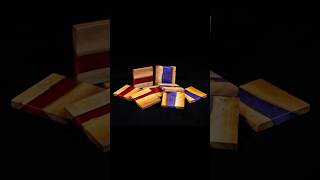 DIY Epoxy Coasters (Speed Run) 🔥Purple + Red 🔥