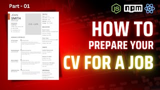 How to create a resume - Part 01| Tutorial in Tamil | Tamil Programmer