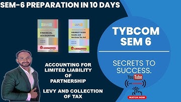 #6 TYBCOM FULL SYLLABUS REVISION IN JUST 10 DAYS | MUMBAI UNIVERSITY | SIRAJ SHAIKH