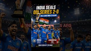 🏏 Gill's Historic 154! India Crush Afghanistan 🔥 | IND vs AFG 2026 Highlights 🇮🇳 #cricket #shorts