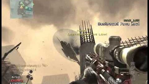CoD MW3 Pavelow destroyed by MSR