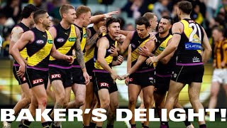 LIAM BAKER THE SEALER AT THE ‘G - RICHMOND VS HAWTHORN ROUND 19 2023