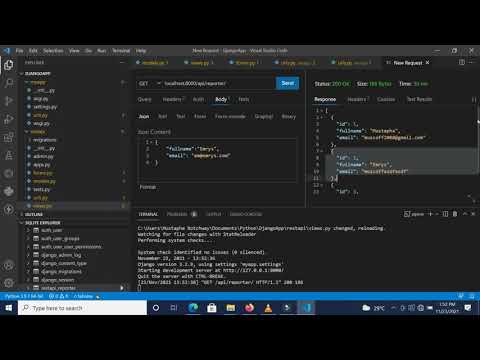 Django Restful API Series - Fetching and display data from the database as JSON