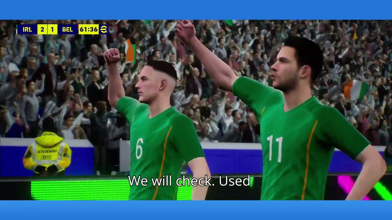 football match Ireland vs Belgium