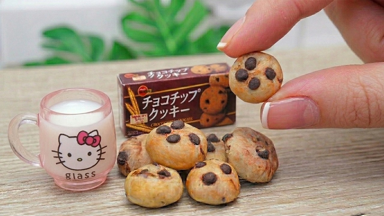🔴[ライブ]🔴超極小サイズのチョコレートチップクッキーを作ってみた