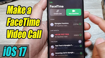 iPhone iOS 17: How to Make a FaceTime Video Call