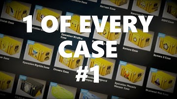 FIRE SERPENT?! - Opening 1 of EVERY CSGO Case #1 - !GIVEAWAY