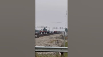 Welcome to west hauser, Idaho.  5 westbound trains just sitting around. #bnsf #train