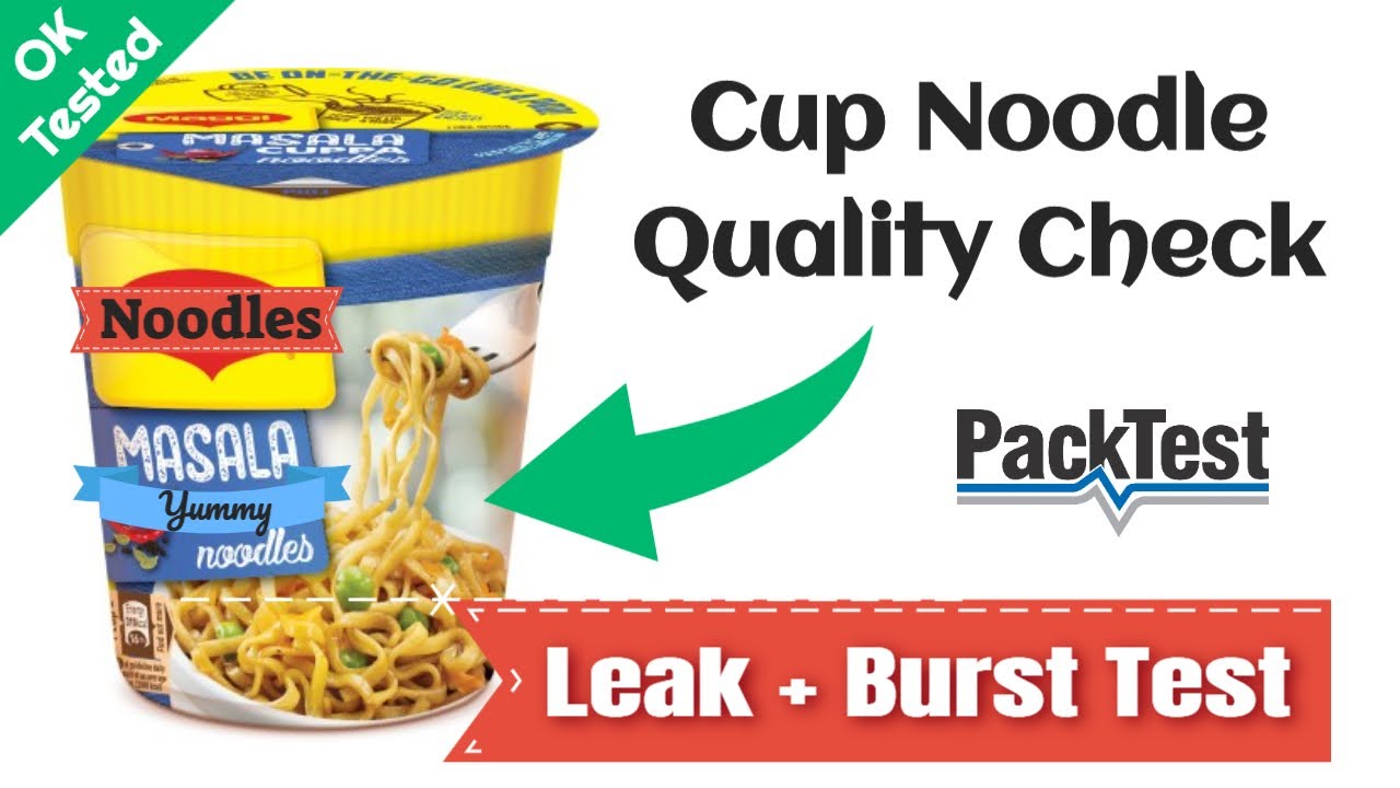 Leak Burst Test on Cup Noodles by YouTube