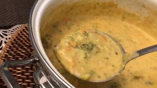 CHEDDAR BROCCOLI AND POTATOES SOUP