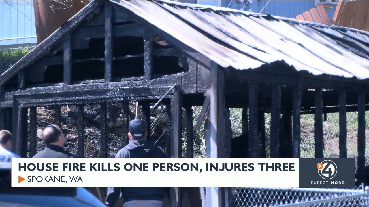 One man killed, two children injured in early morning house fire - YouTube