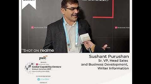 Sushant Purushan speaks at The Economic Times Global Capability Centers Annual Conclave 2025