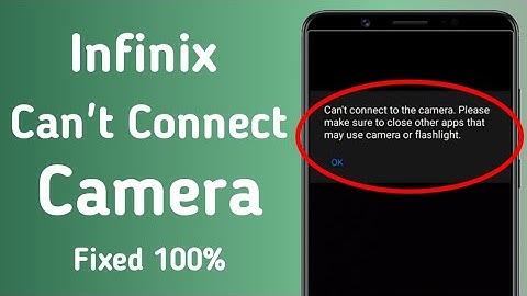 Infinix Phone Camera Can