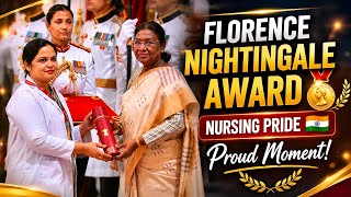 Proud Moment ❤️ Florence Nightingale Award Received by Our Mam