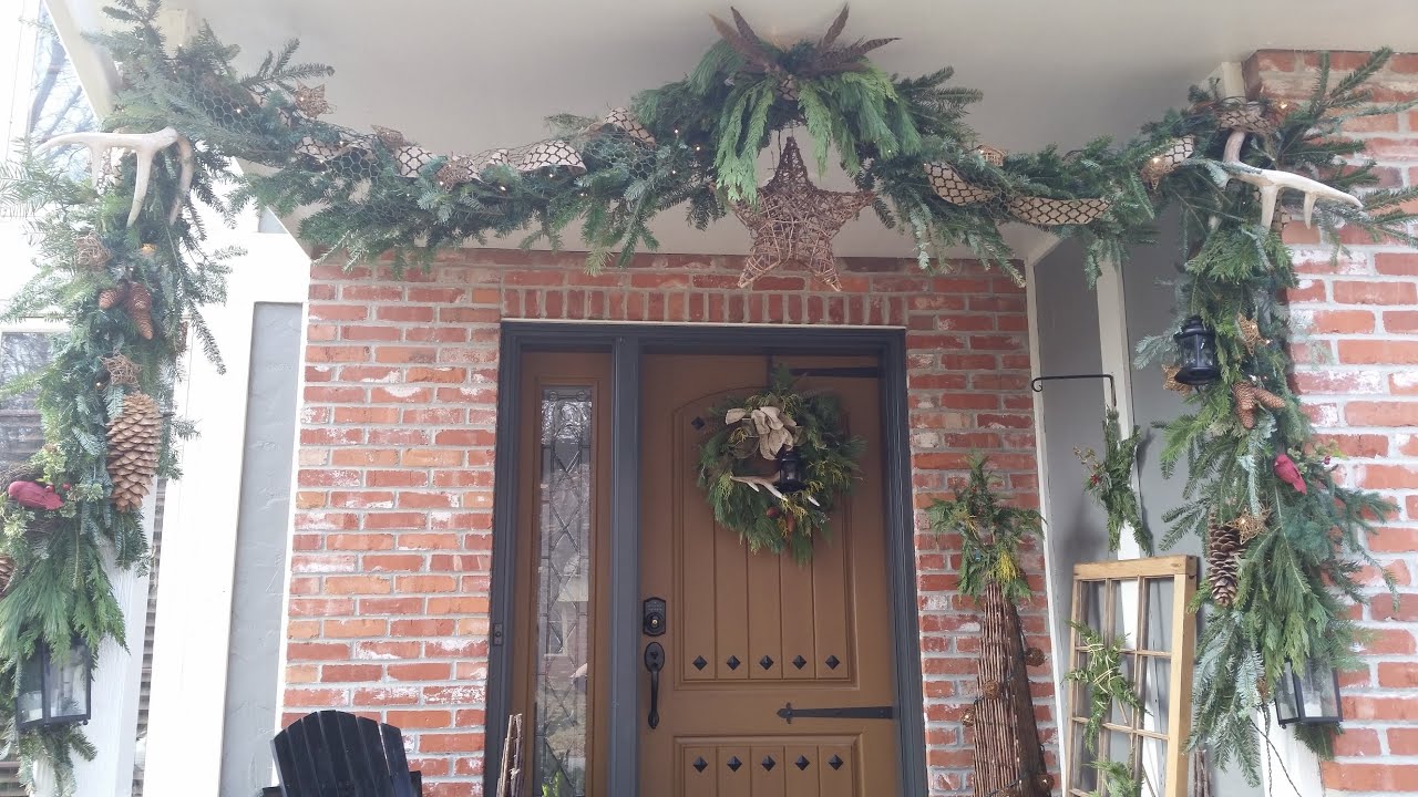 How To Making a Fresh Greens Garland YouTube