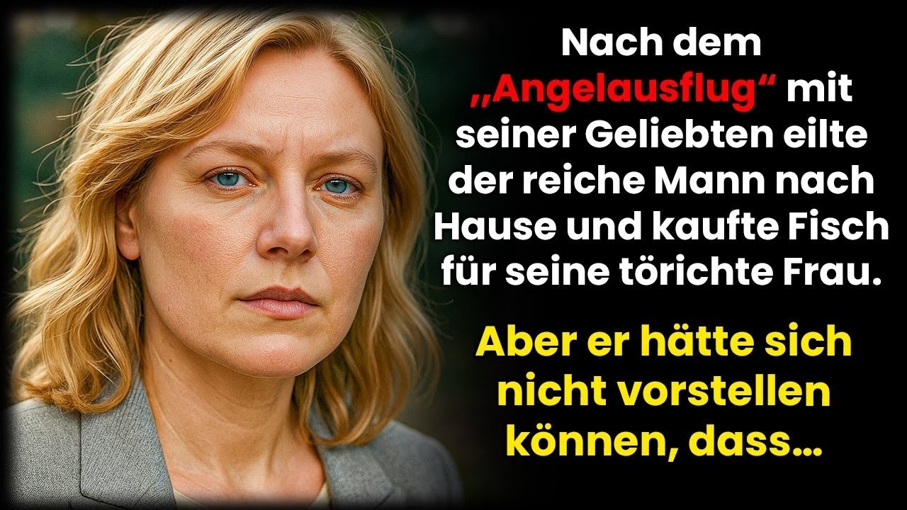 Eilig vom Angelausflug mit Geliebter kaufte er Fisch für seine: „törichte“ Frau… Hätte er geahnt!