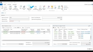 BRS | Import Bank Statement | Company Bank Reconciliation in Navision & Business Central