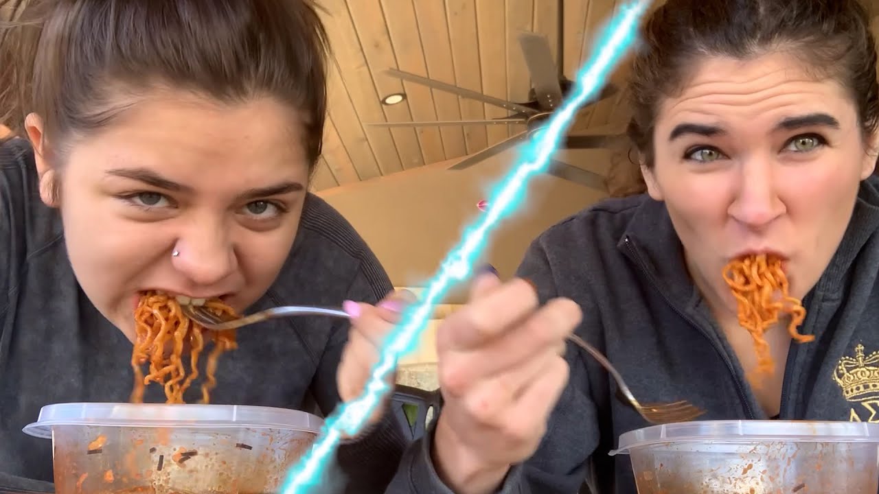 Cierra Mistt Tries the Spicy Noodle Challenge YouTube