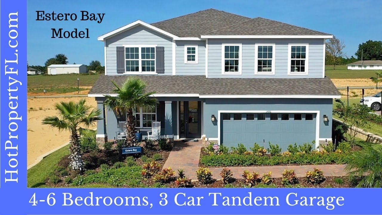 Overlook at Grassy Lake in Minneola, FL New Model Home Tour 314,990