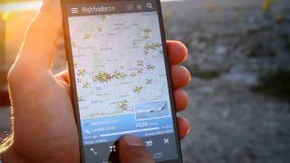 Flightradar24 app video screenshot 2