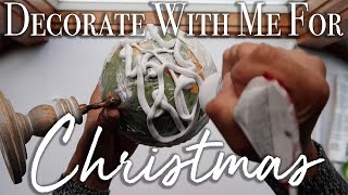 Inexpensive Christmas Decor DIY | Transform Your Pieces | Vlogmas